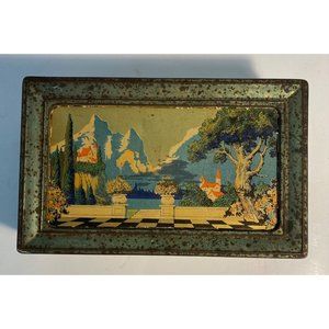 Rare VIntage Artstyle Chocolates Co. Tin Keepsake Box USA Boston St.Louis 1930’s